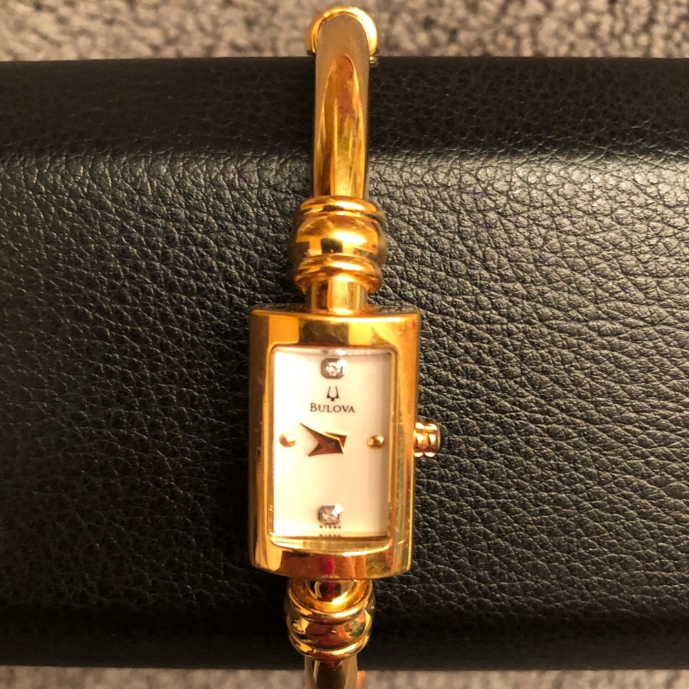 Bulova gold watch